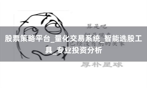 股票策略平台_量化交易系统_智能选股工具_专业投资分析